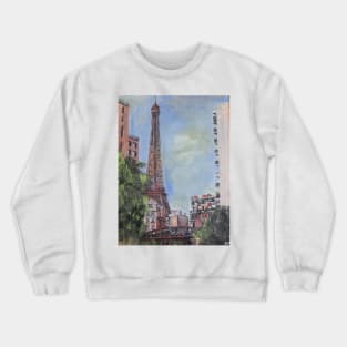 Eiffel Tower Crewneck Sweatshirt